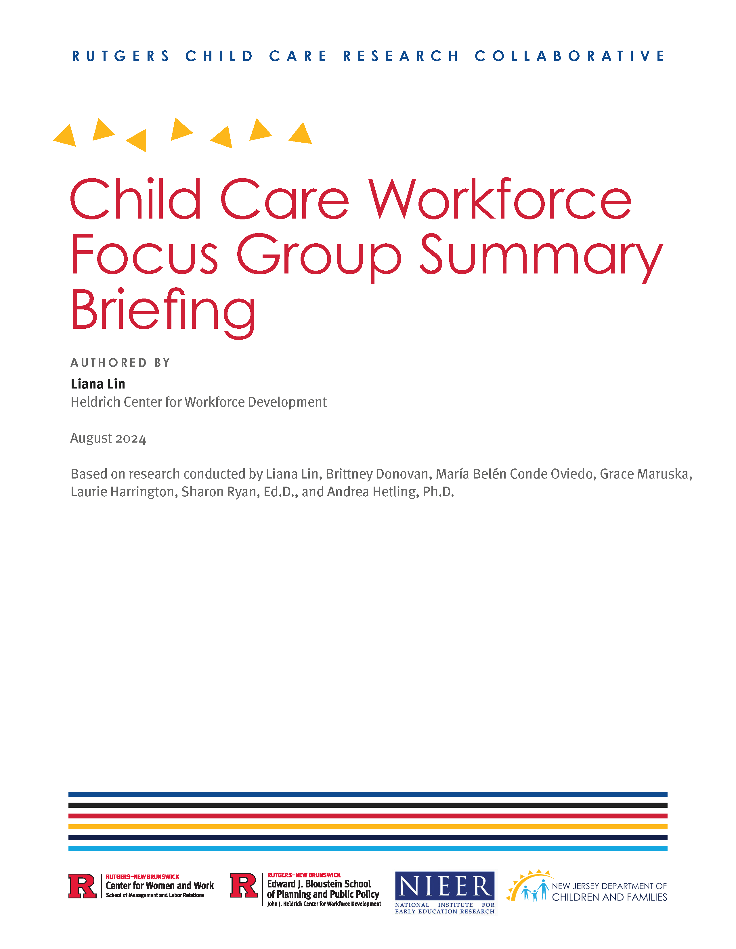 New Jersey's Teach Workforce Landscape: 2024 Annual Report New Jersey's Teach Workforce Landscape: 2024 Annual Report